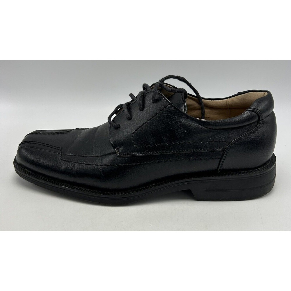 Dexter Dress Shoes Mens 8 Black Oxford Lace Up Formal Funeral Square Toe
